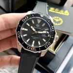 Copy TAG Heuer Rubber Watch Band Replacement Aquaracer 300 meters  Swiss Quartz Movement